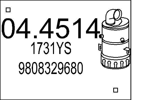 Katalizator MTS 04.4514