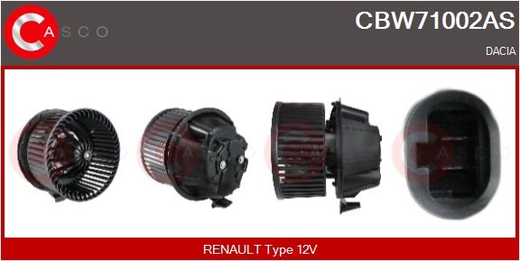 vnitřní ventilátor CASCO CBW71002AS