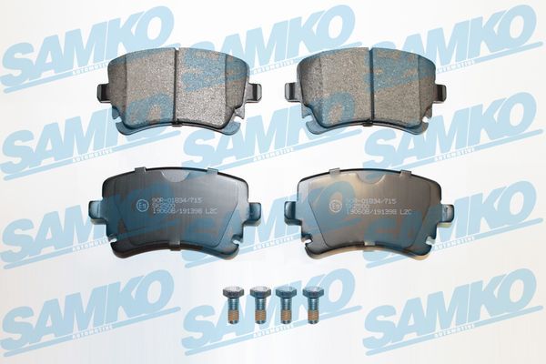 Sada brzdových destiček, kotoučová brzda SAMKO 5SP1398