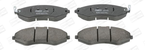 Zestaw klocków hamulcowych, hamulce tarczowe CHAMPION 572408CH