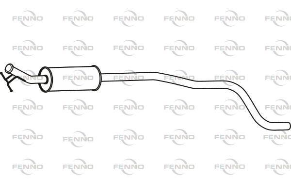 Tłumik środkowy FENNO P46024
