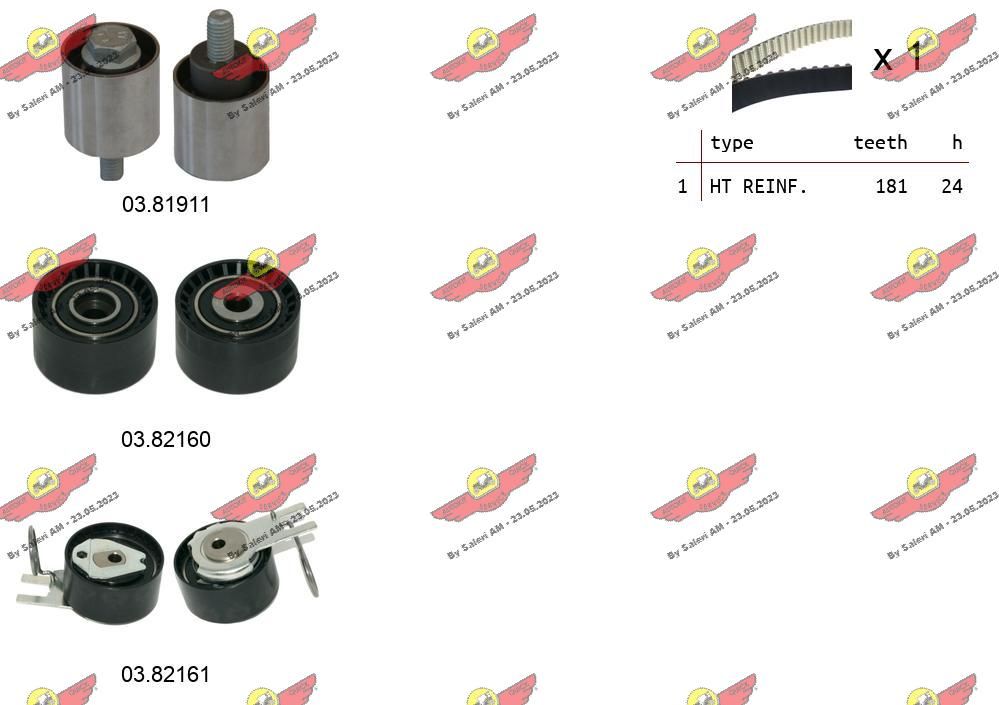 V40-1692 KIT DE DISTRIBUTION