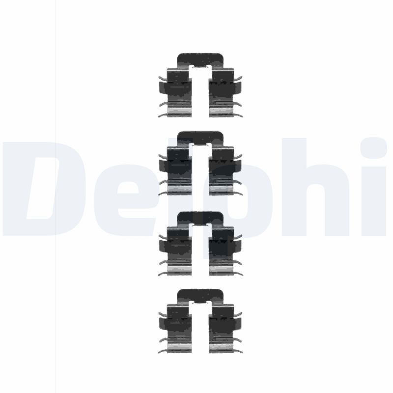 Set accesorii, placute frana DELPHI LX0345