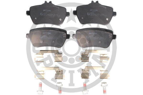 Zestaw klocków hamulcowych, hamulce tarczowe OPTIMAL BP-12659