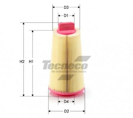 Filtr powietrza TECNECO FILTERS AR9680