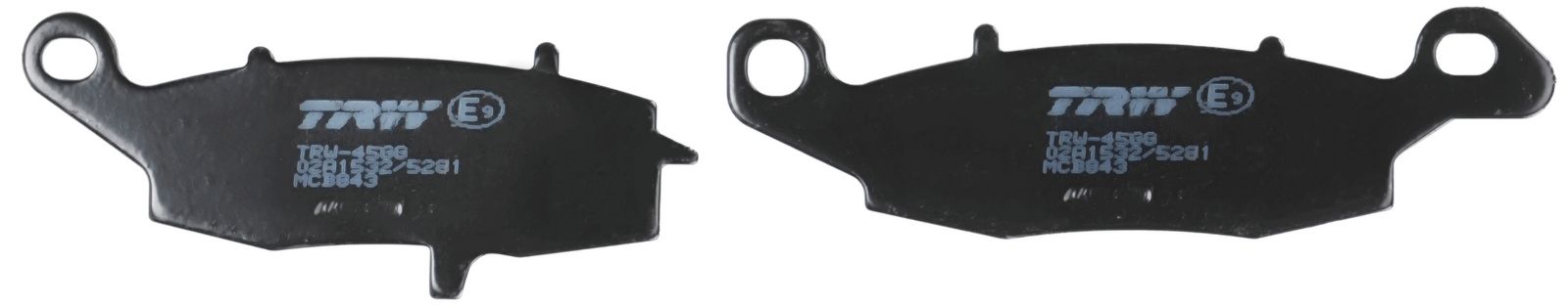 set placute frana,frana disc TRW Organic Allround MCB843