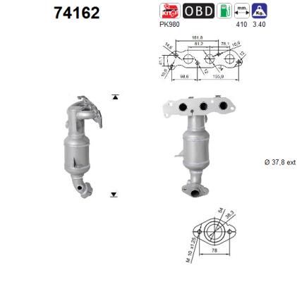 Katalizator AS 140044A00C