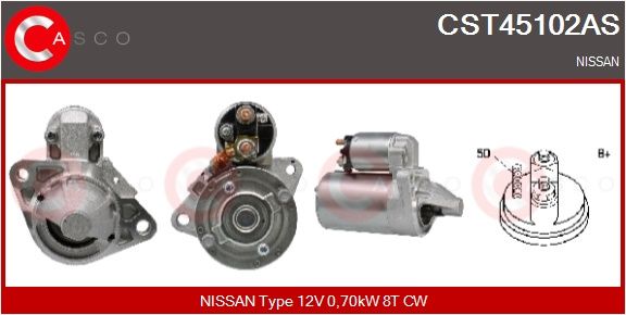 Startér CASCO CST45102AS