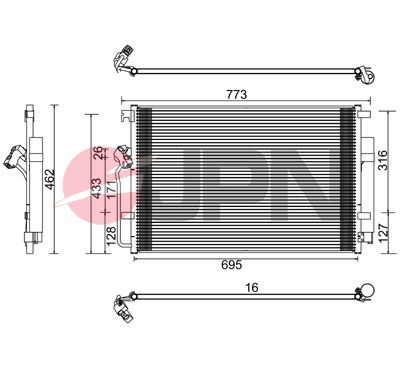 E-shop Kondenzátor klimatizácie JPN 60C9145-JPN
