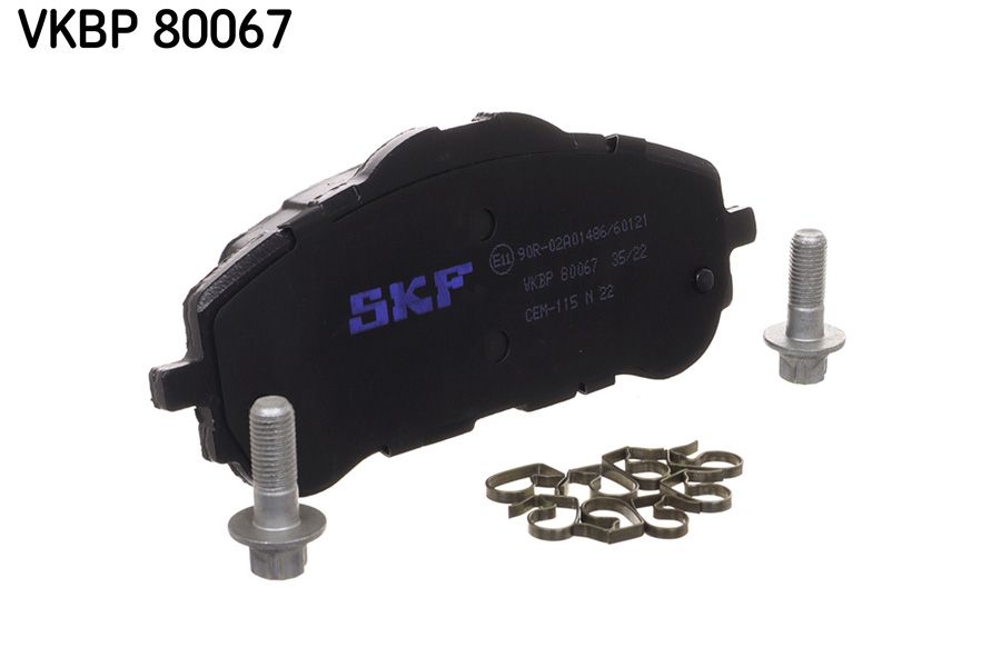 Sada brzdových platničiek kotúčovej brzdy SKF VKBP 80067