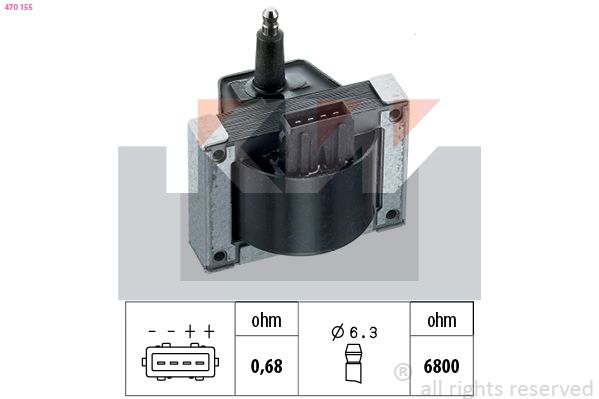 Cewka zapłonowa KW 470 155