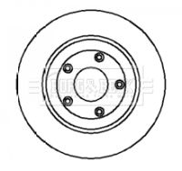 Tarcza hamulcowa BORG & BECK BBD4229