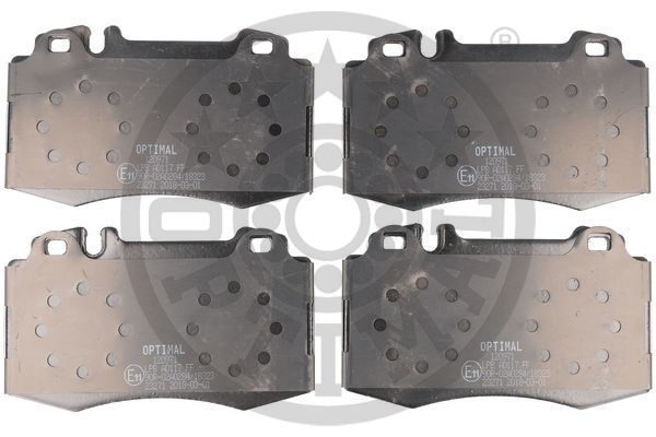 Zestaw klocków hamulcowych, hamulce tarczowe OPTIMAL BP-12743