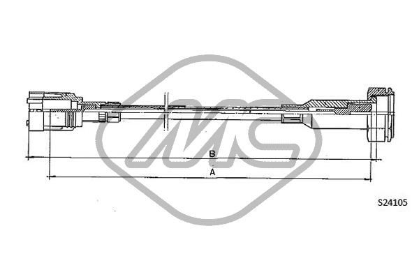 Linka tachografu METALCAUCHO 82980
