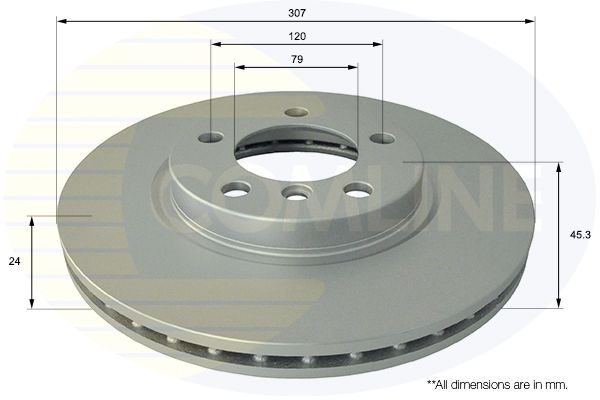 Tarcza hamulcowa COMLINE ADC1784V