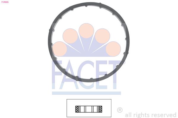 Uszczelka, termostat FACET 7.9555