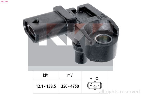 Czujnik ciśnienia powietrza, adaptacja wysokościowa KW 493 393