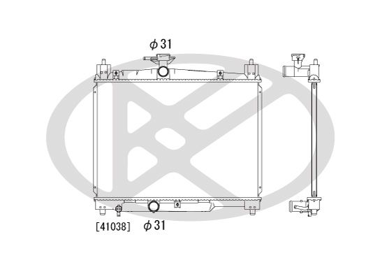 Radiator, racire motor KOYORAD PL010846