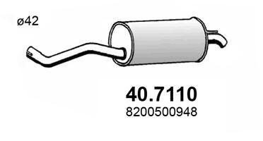 Tłumik końcowy ASSO 40.7110