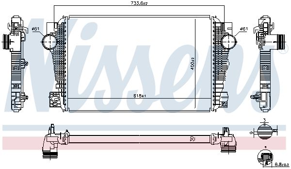 Kompressoriõhu radiaator