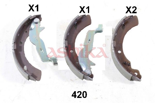 Set saboti frana ASHIKA 55-04-420