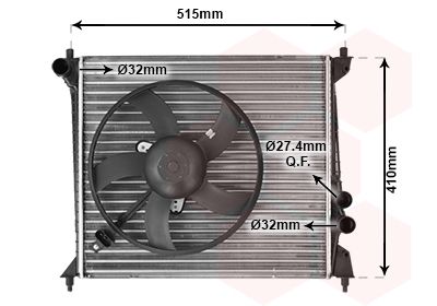 Radiateur, refroidissement du moteur