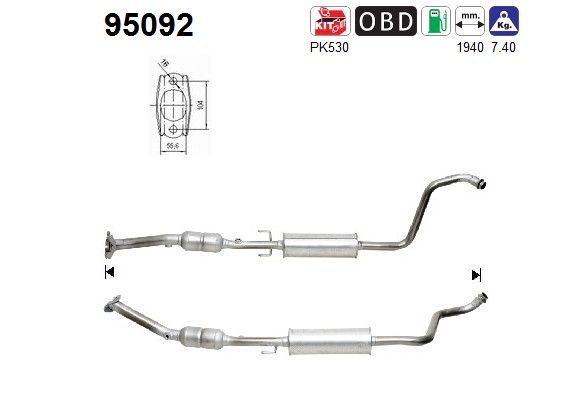 Catalizator AS 95092