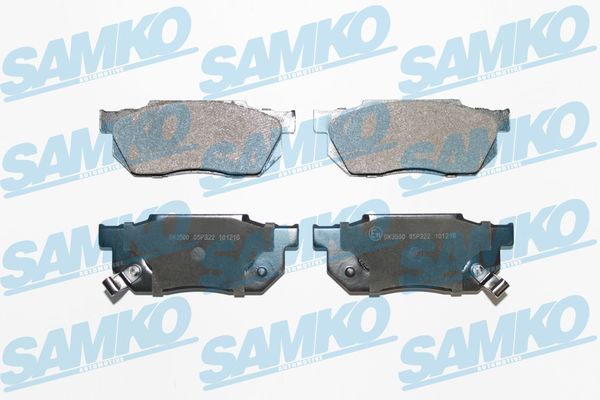 Sada brzdových destiček, kotoučová brzda SAMKO 5SP322