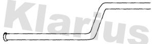 Rura wydechowa KLARIUS 2K0253201B