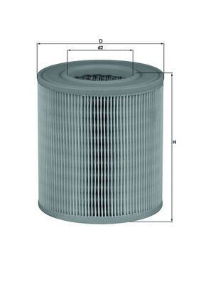 Vzduchový filtr MAHLE LX 1253