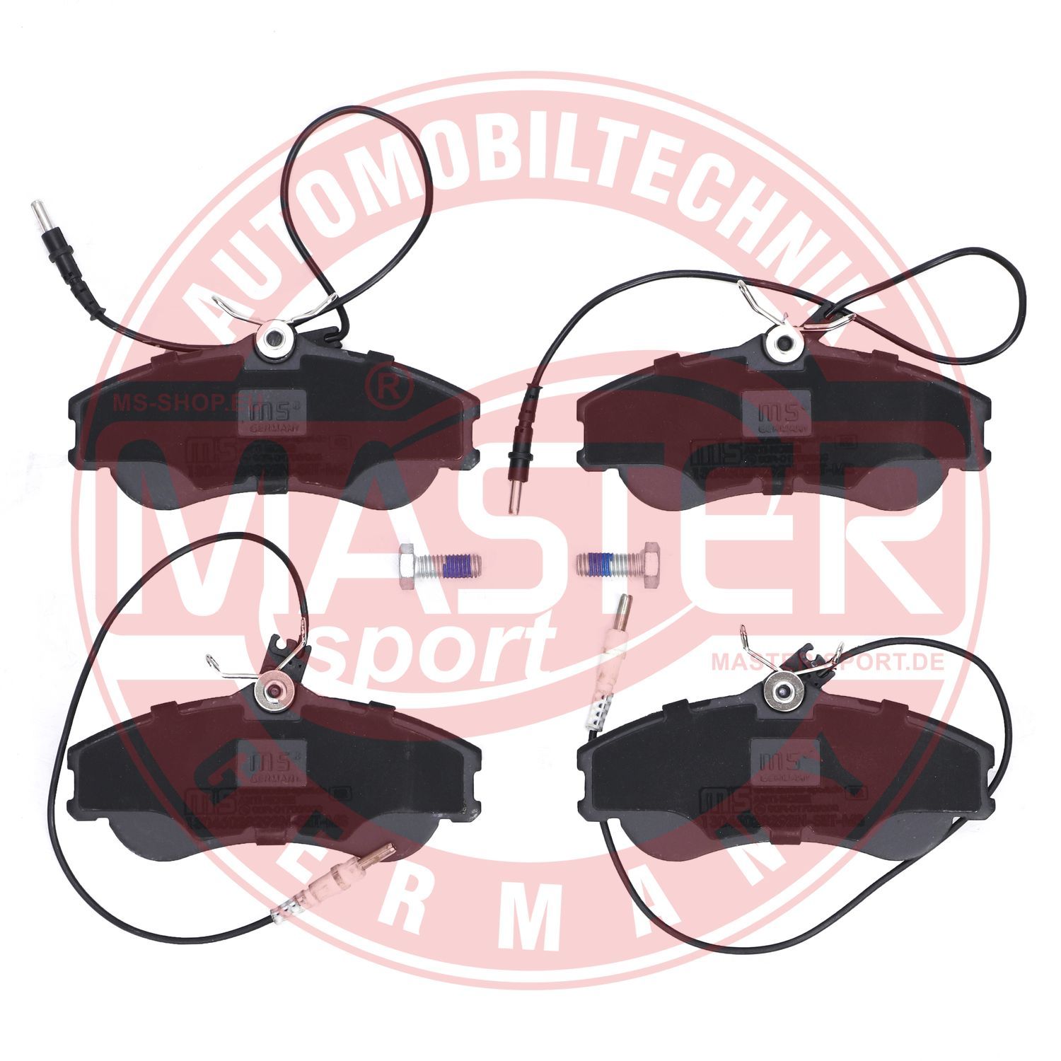 Zestaw klocków hamulcowych, hamulce tarczowe MASTER-SPORT GERMANY 13046028292N-SET-MS