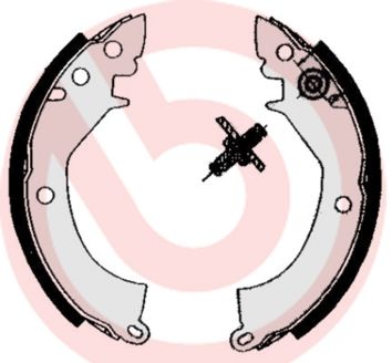 Zestaw szczęk hamulcowych BREMBO S 54 501
