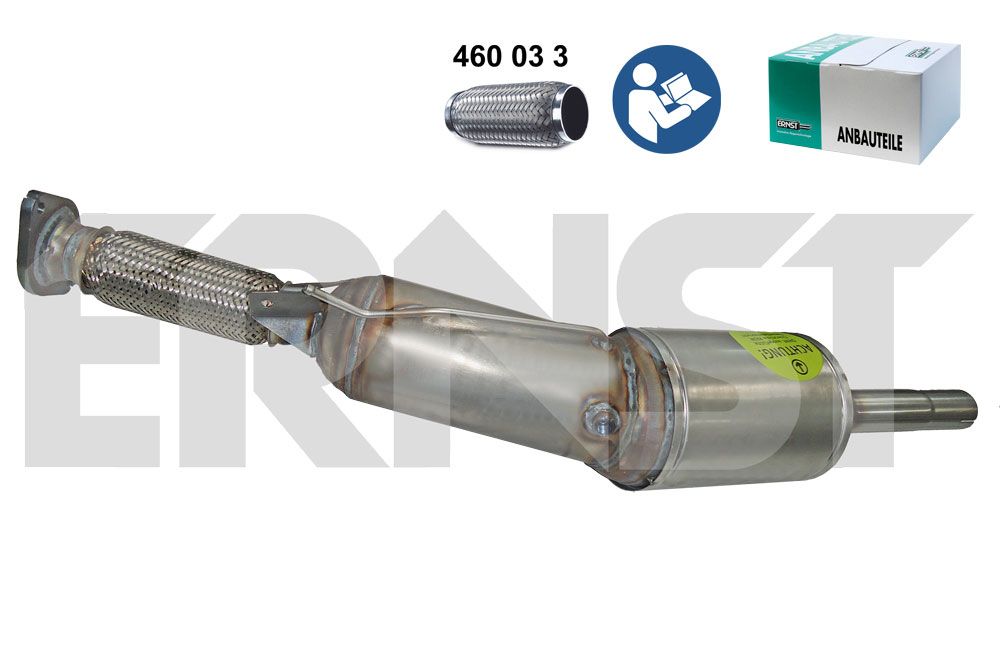 Filtr sadzy / filtr cząstek stałych, układ wydechowy ERNST 920711