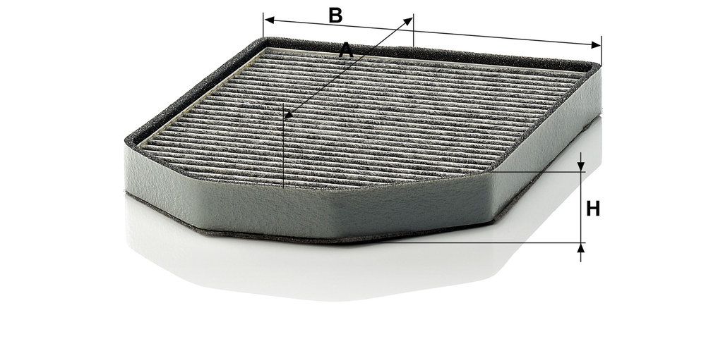 Levně Filtr, vzduch v interiéru MANN-FILTER CUK 2949-2