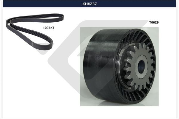 Ķīļrievu siksnu komplekts