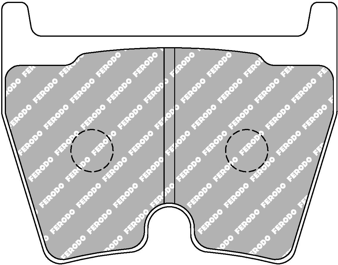 set placute frana,frana disc FERODO RACING DS2500 FCP1664H