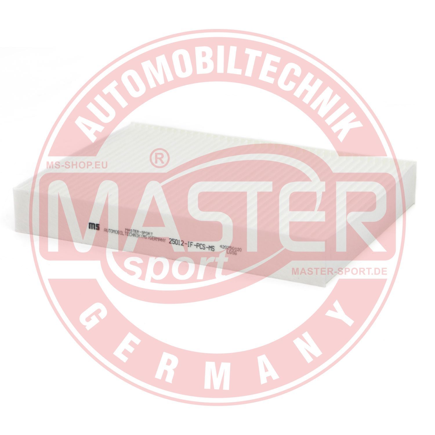 Filtr, wentylacja przestrzeni pasażerskiej MASTER-SPORT GERMANY 25012-IF-PCS-MS