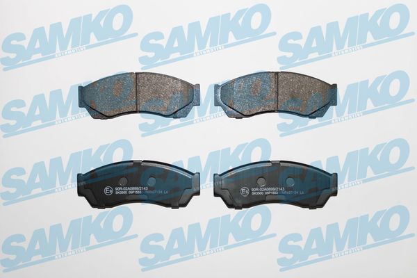 Sada brzdových destiček, kotoučová brzda SAMKO 5SP1553
