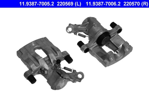 Etrier frana ATE 11.9387-7005.2