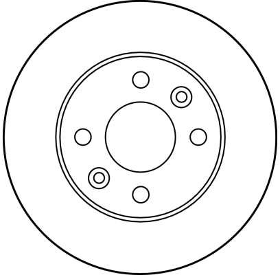 Levně Brzdový kotouč TRW DF1015