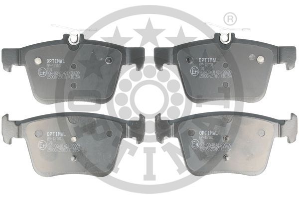 Zestaw klocków hamulcowych, hamulce tarczowe OPTIMAL 12701