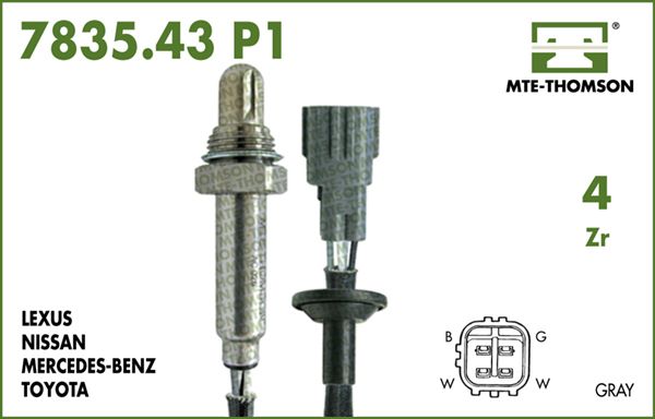 Sonda lambda MTE-THOMSON 7835.43.057P1