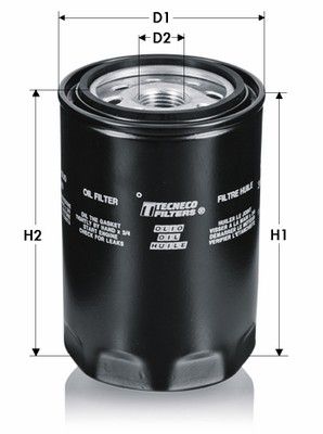 Filtr oleju TECNECO FILTERS OL94