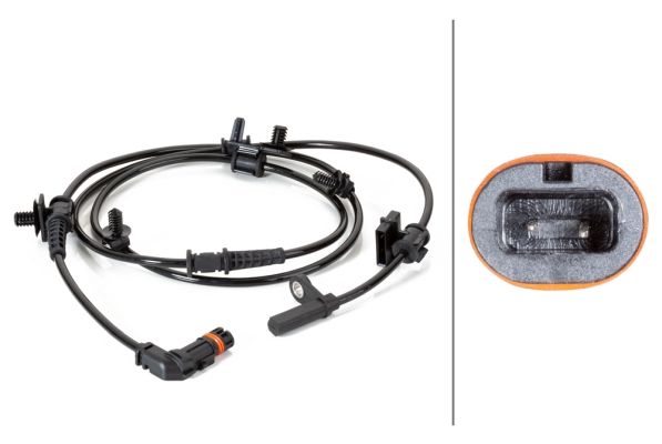 Czujnik, prędkość obrotowa koła HELLA 6PU 230 040-261