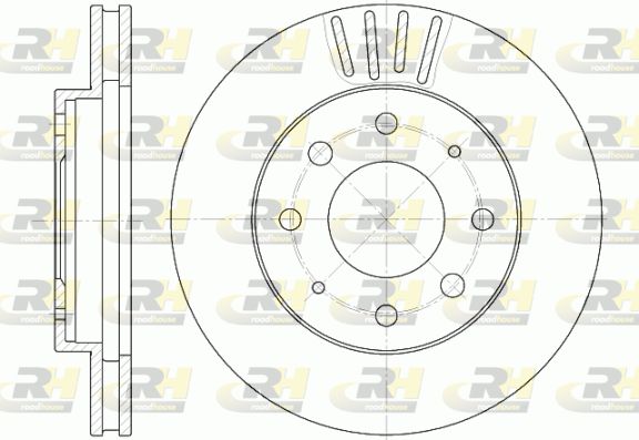 Tarcza hamulcowa ROADHOUSE 6625.10
