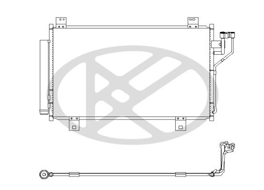Condensator, climatizare KOYORAD CD060880