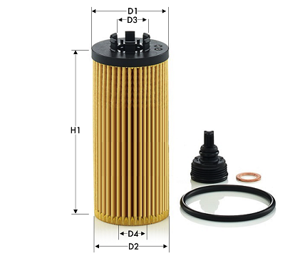 Filtr oleju TECNECO FILTERS OL2164E