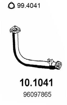Rura wydechowa ASSO 10.1041