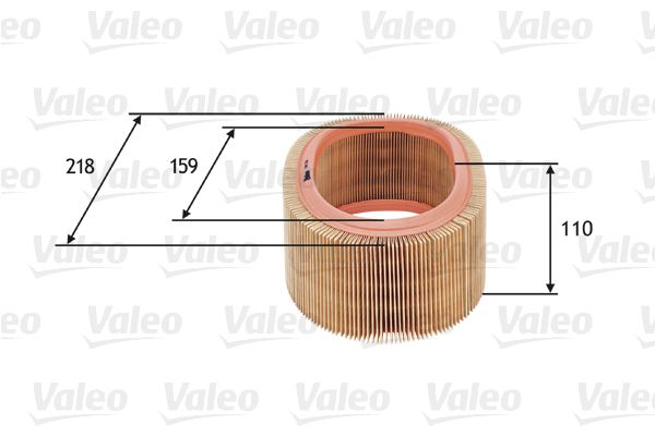 Filtr powietrza VALEO 585718