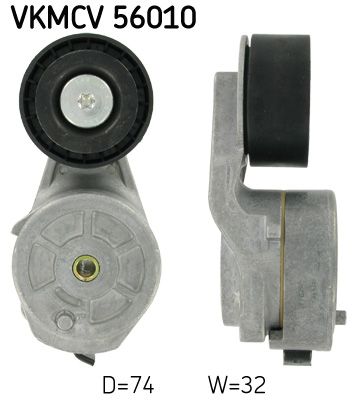 Napínací kladka, žebrovaný klínový řemen SKF VKMCV 56010